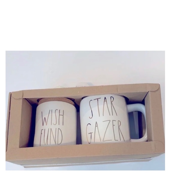 NEW Rae Dunn Star Gazer Mug and Wish Fund Coin Jar Gift Set - Picture 4 of 5